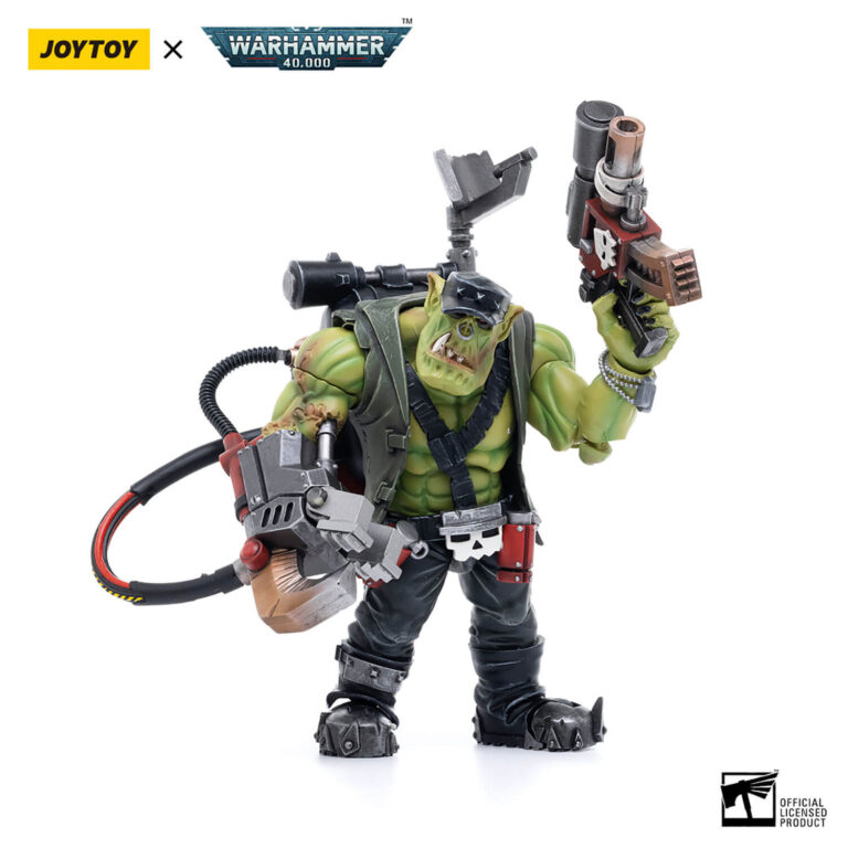 Ork Kommandos Nob Nazbog Action Figure Front View