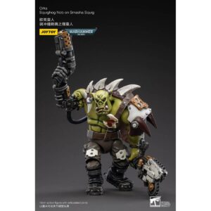 Orks Squighog Nob On Smasha Squig Action Figure Smasha Squig Figure