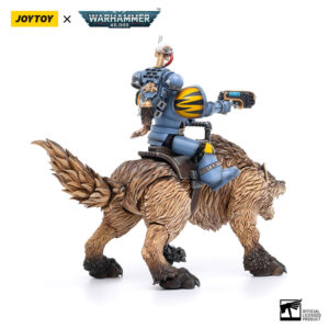 Space Wolves Thunderwolf Cavalry Bjane Action Figure Back View