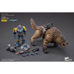 Space Wolves Thunderwolf Cavalry Bjane Action Figure Contents