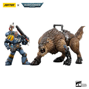 Space Wolves Thunderwolf Cavalry Bjane Action Figure Front View