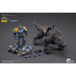 Space Wolves Thunderwolf Cavalry Frode Action Figure Contents