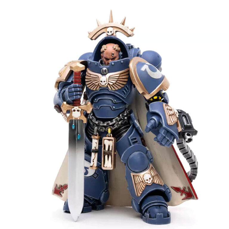 Ultramarines Primaris Captain in Gravis Armour Brother Captain Voltian Action Figure Front View