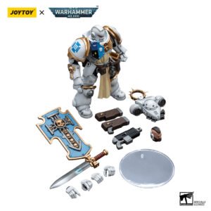 White Consuls Bladeguard Veteran Action Figure Contents