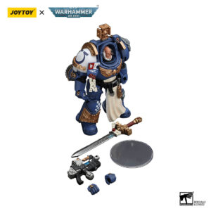 Ultramarines Captain in Terminator Armour Action Figure Contents