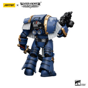 Ultramarines Cataphractii Sergeant with Power Sword Action Figure Back View