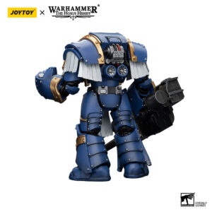 Ultramarines Cataphractii Terminator with Reaper Autocannon Action Fiugure Back View