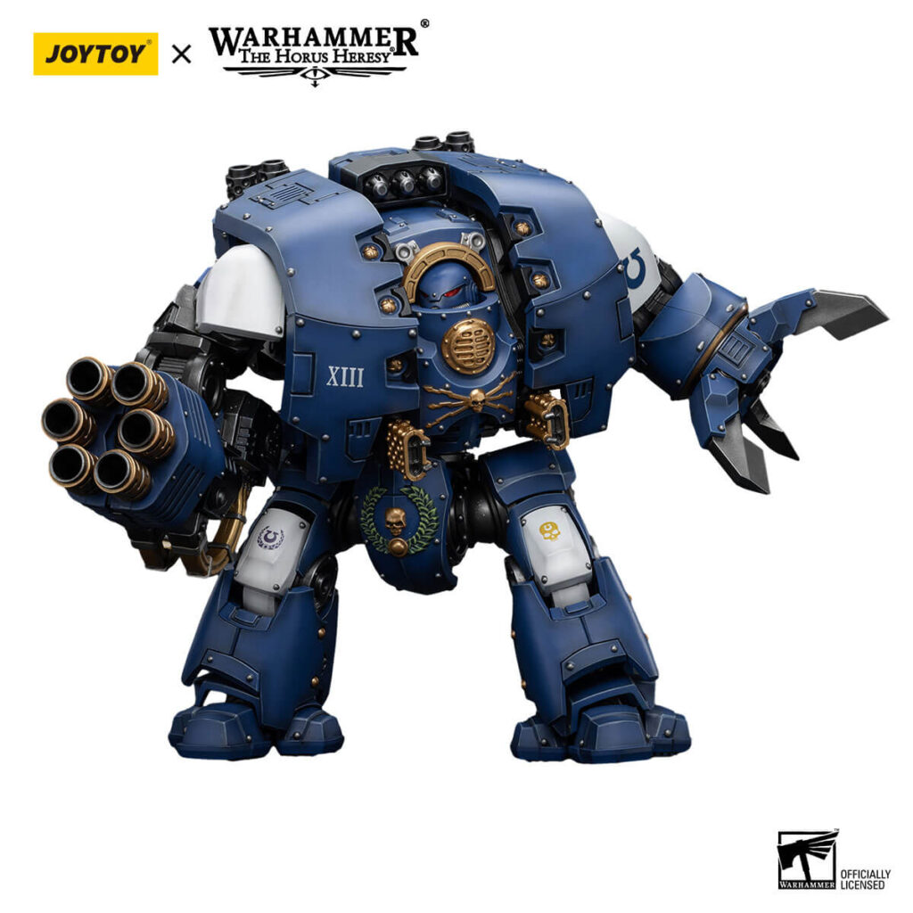 Ultramarines Leviathan Dreadnought with Cyclonic Melta Lance and Siege Claw Action Figure