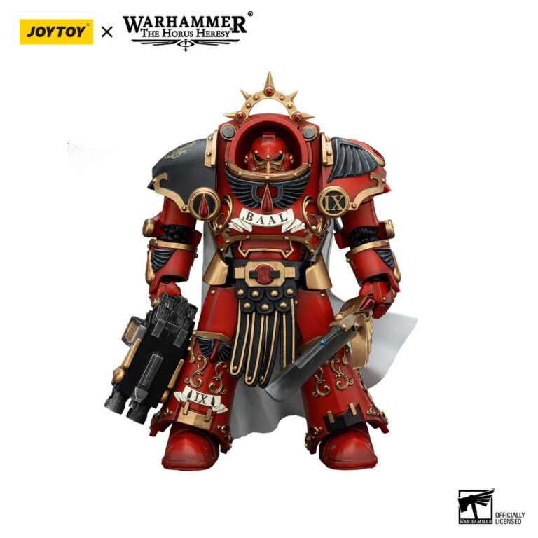 Blood Angels Legion Praetor in Tartaros Terminator Armour Action Figure Front View