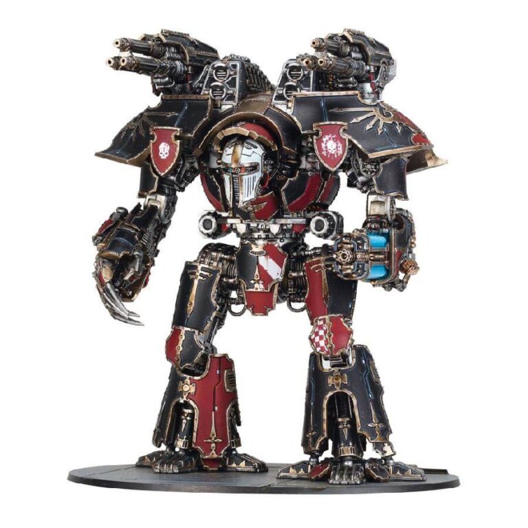 Legions Imperialis_ Warlord Titan With Power Claw and Plasma Annihilator Model