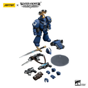 Sergeant with Plasma Pistol and Power Sword Action Figure Contents