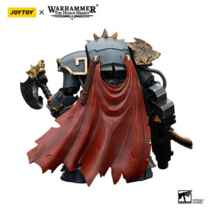 Space Wolves Hvarl Red-Blade Action Figure Back View