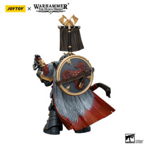 Space Wolves Legion Praetor with Power Axe and Combat Shield Action Figure Back View