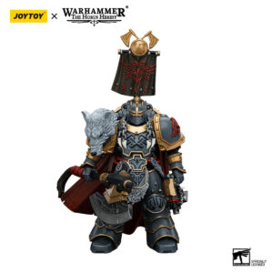 Space Wolves Legion Praetor with Power Axe and Combat Shield Action Figure Front View