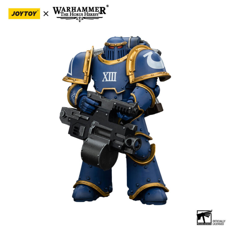 Legionary with Heavy Bolter Action Figure Front View