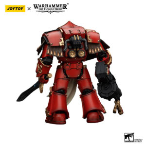 Blood Angels Crimson Paladin with Iliastus Assault Cannon Action Figure Back View