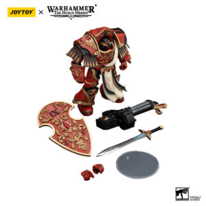 Blood Angels Crimson Paladin with Iliastus Assault Cannon Action Figure Contents