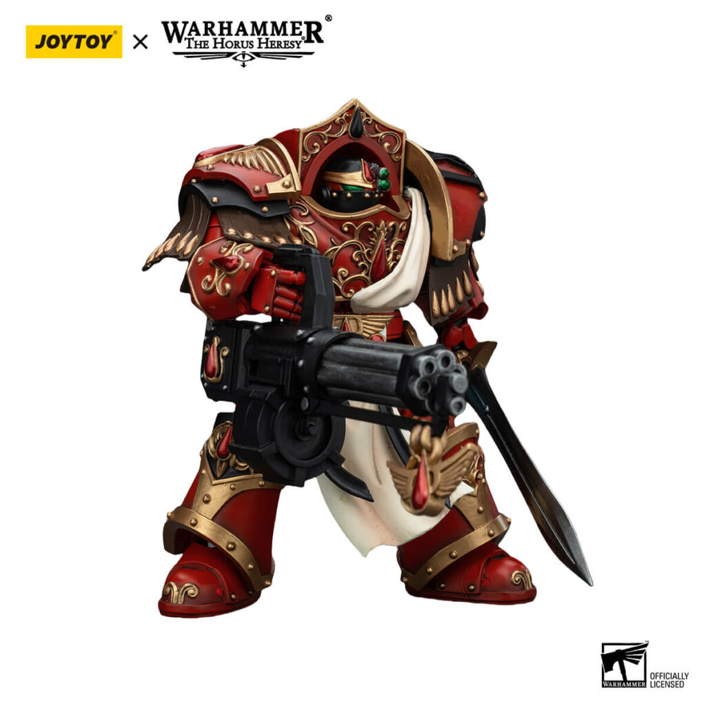 Blood Angels Crimson Paladin with Iliastus Assault Cannon Action Figure Front View