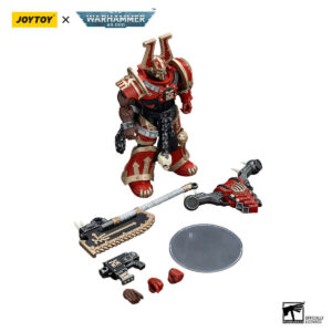 World Eaters Khorne Berzerker Eviscerator Chainaxe Action Figure Contents