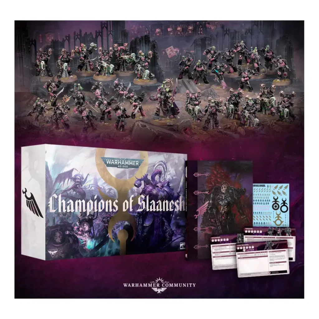 Champions of Slaanesh Army Set Box Preview