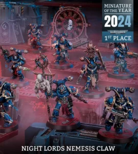 Warhammer 40000 Miniature of the Year 2024 - Night Lords Nemesis Claw