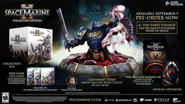 Warhammer 40000 Space Marine 2 Collector's Edition Back in Stock