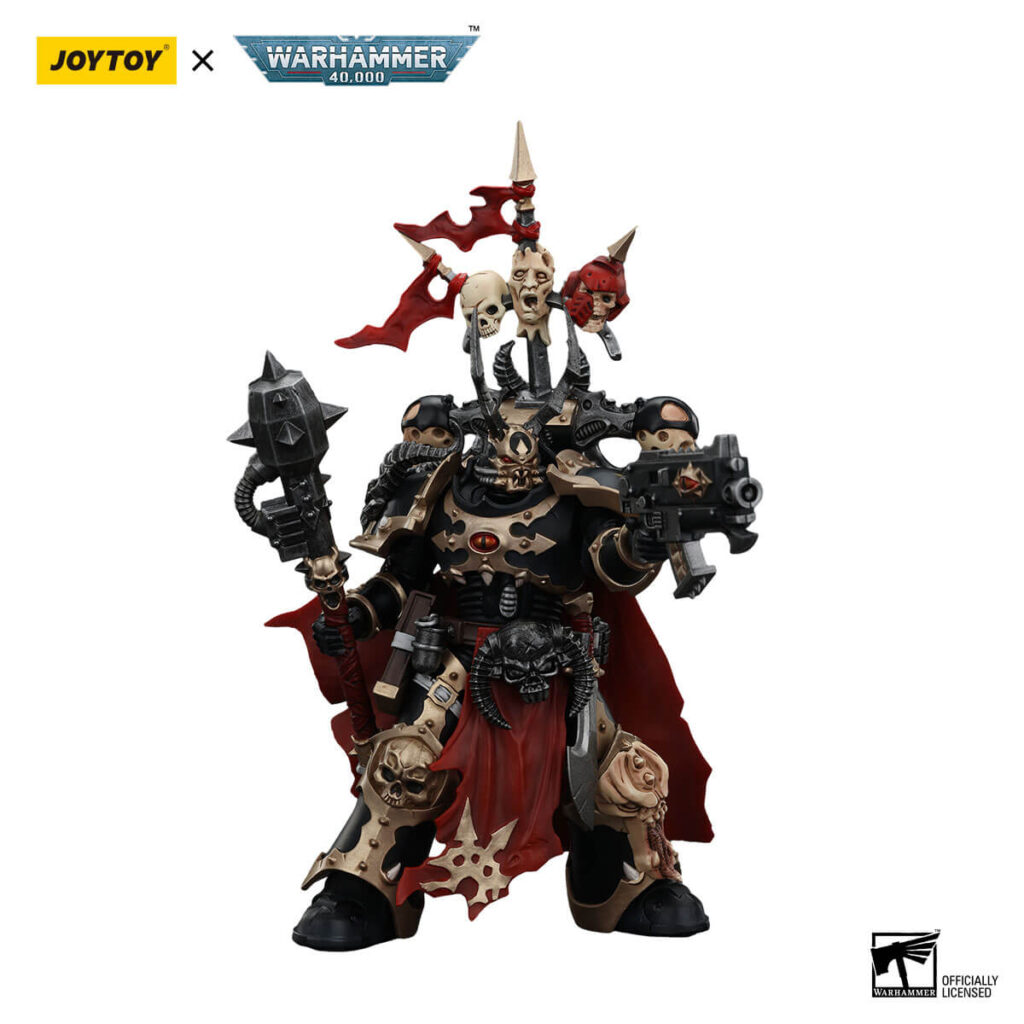 Chaos Space Marines Black Legion Chosen With Champion with Bolter and Power Mau Action Figure