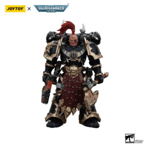 Chaos Space Marines Black Legion Chosen With Plasma Pistol and Power Axe Action Figure Front View